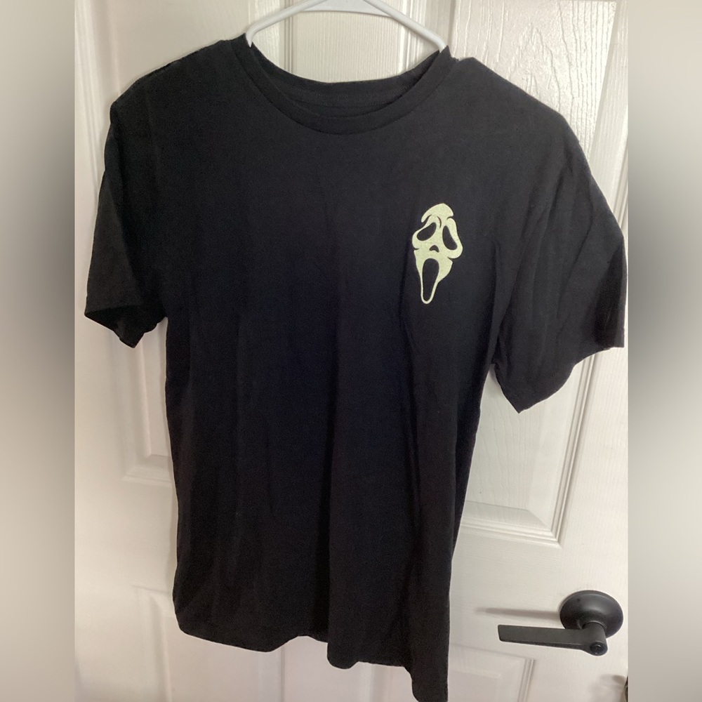 Black Ghost Face Tshirt